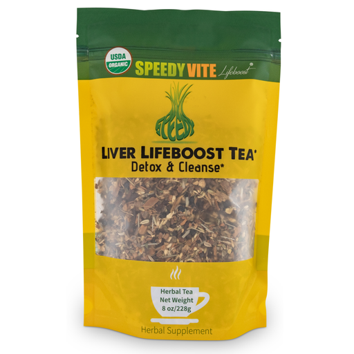 SpeedyVite® Liver LifeBoost® Tea | USDA Organic Herbal Liver Support* (4 oz / 8 oz / 28 Bags) | SpeedyVite® - FREE SHIPPING Tea