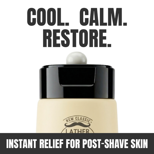 Lather & Wood Shaving Co After-Shave Balm - Unscented Men Grooming, Health