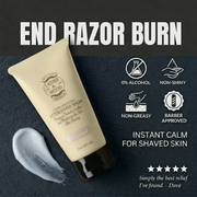 Lather & Wood Shaving Co After-Shave Balm - Unscented Men Grooming, Health