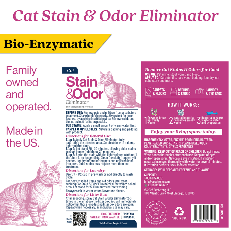 EcoStrong Cat Stain and Odor Eliminator Pet & Animal > Cat Stain & Odor