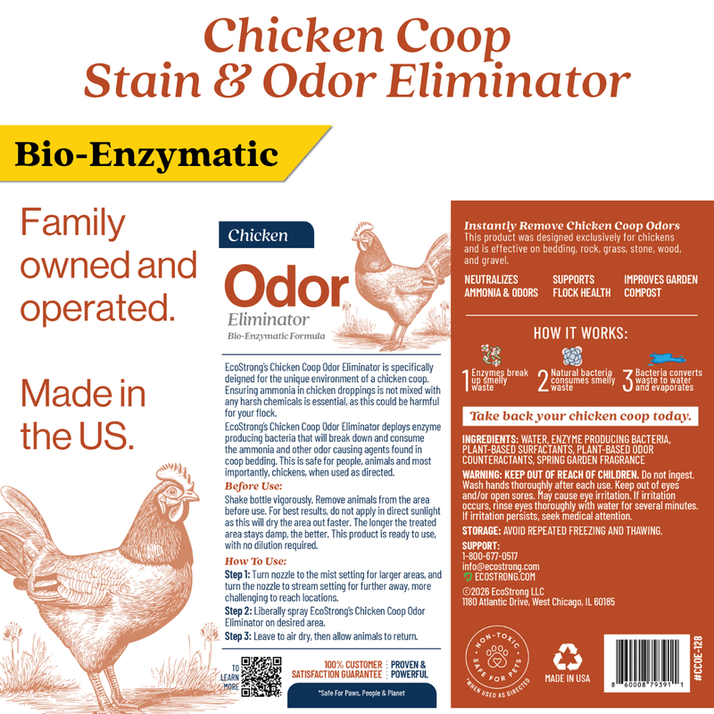 EcoStrong Chicken Coop Odor Eliminator Pet & Animal > Chicken Coop Odor