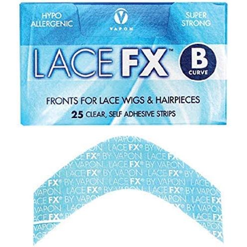 Mill's Beauty Supply LaceFX Brand Front for Lace Wigs and Hairpieces Curve Strips Wig Glue