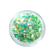 Lunautics Laguna - Green and Blue Iridescent Chunky Glitter Chunky Glitter