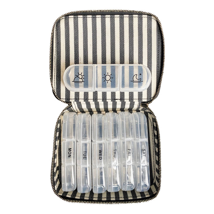 Bag-All - Large Pill Organizing Case With Weekly Insert, Black