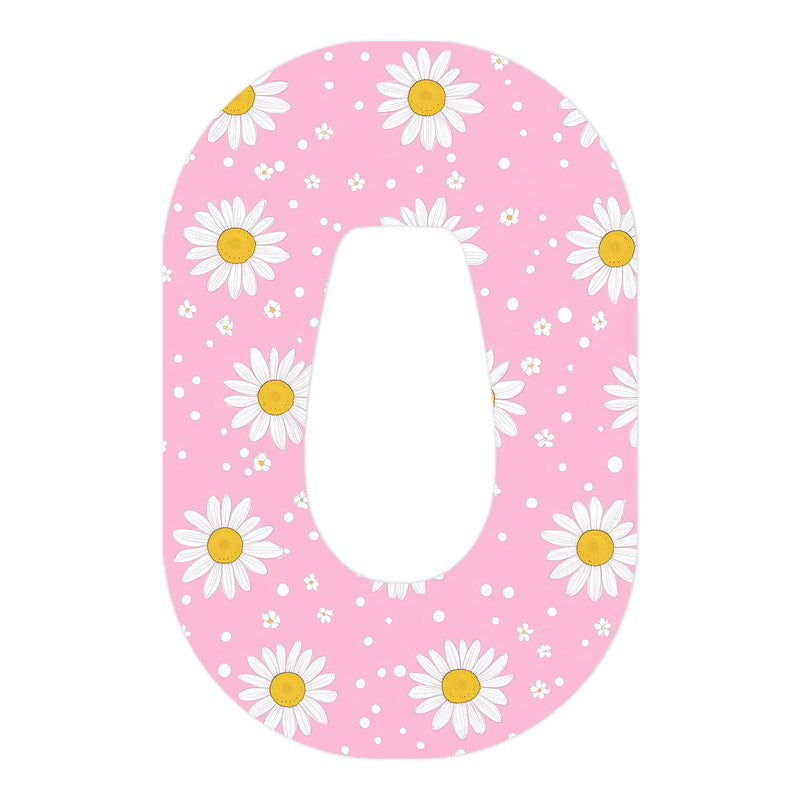 Peelz Spring Daisy Dexcom G6 Patch Tape - Pump Peelz Patch Medical Tape