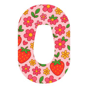 Peelz Strawberry Garden Dexcom G6 Patch Tape - Pump Peelz Patch Medical Tape