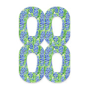 Peelz Blue Blooms Tape Designed for the DEXCOM G6 Patch Medical Tape