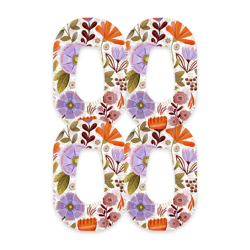 Peelz Autumn Meadow Dexcom G6 Patch Tape - Pump Peelz Patch Medical Tape