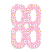 Peelz Spring Daisy Dexcom G6 Patch Tape - Pump Peelz Patch Medical Tape