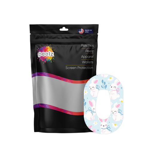 Peelz Sweet Bunnies Dexcom G6 Patch Tape - Pump Peelz Patch Medical Tape