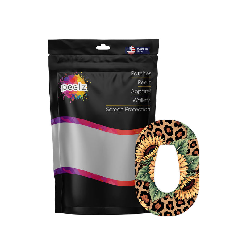 Peelz Wild Sunflower Dexcom G6 Patch Tape - Pump Peelz Patch Medical Tape