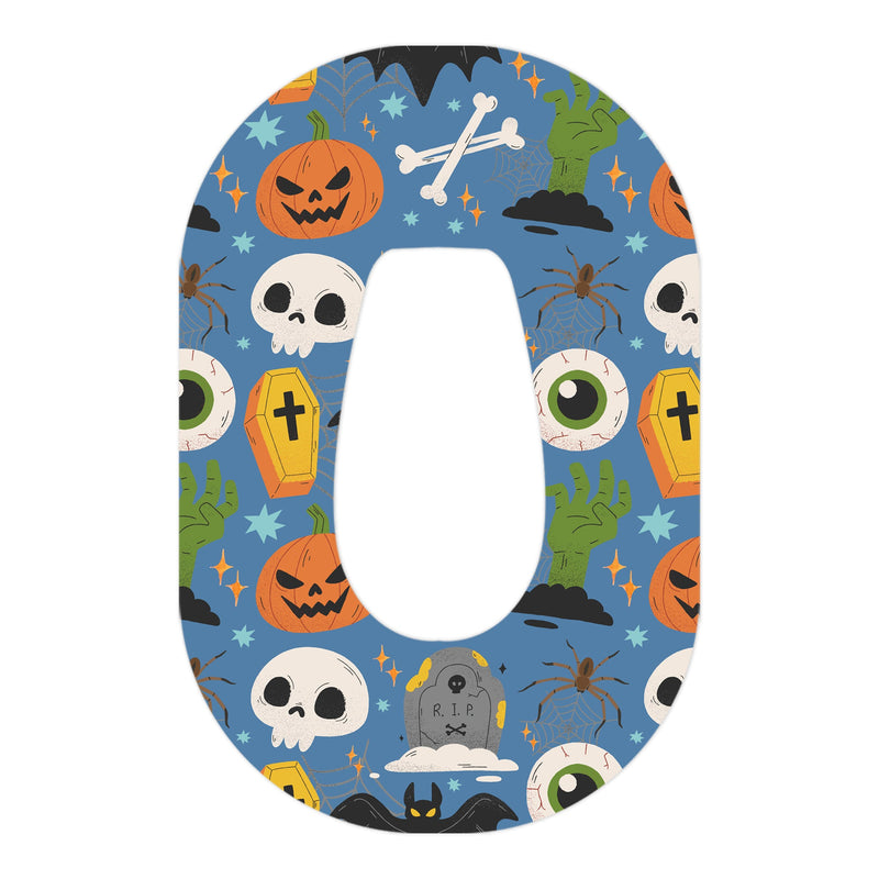 Peelz Spooky Night Dexcom G6 Patch Tape - Pump Peelz Patch Medical Tape