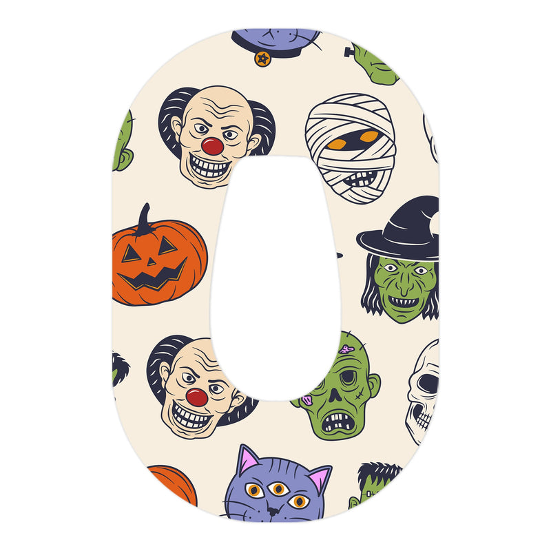 Peelz Monster Mash Dexcom G6 Patch Tape - Pump Peelz Patch Medical Tape
