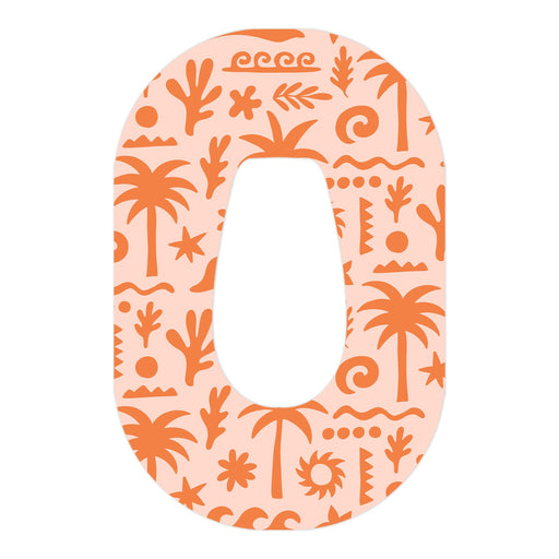 Peelz Terracotta Tides Dexcom G6 Patch Tape - Pump Peelz Patch Medical Tape