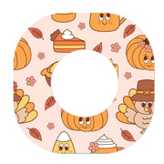 Peelz Cozy Harvest Dexcom G7 and Stelo Patch Tape - Pump Peelz Patch Medical Tape