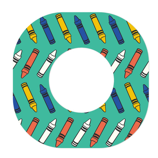 Peelz Crayon Pop Dexcom G7 and Stelo Patch Tape - Pump Peelz Patch Medical Tape