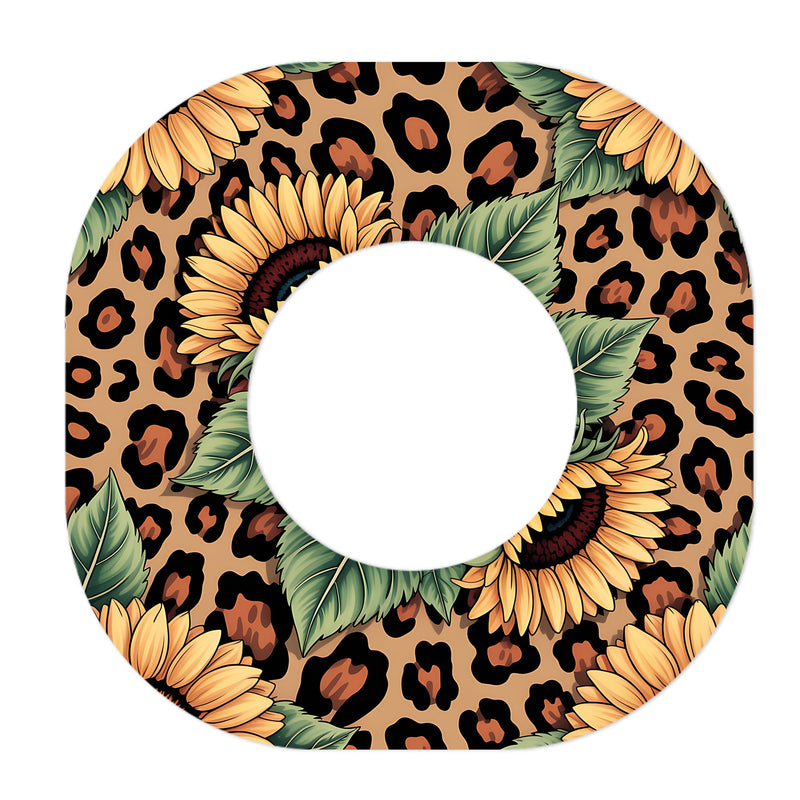 Peelz Wild Sunflower Dexcom G7 and Stelo Patch Tape - Pump Peelz Patch Medical Tape