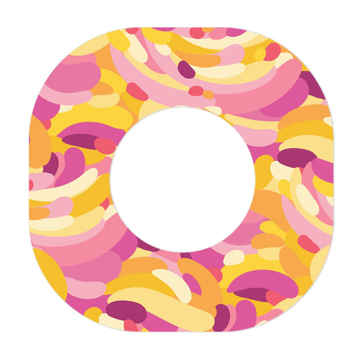 Peelz Jelly Swirl Dexcom G7 and Stelo Patch Tape - Pump Peelz Patch Medical Tape
