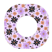 Peelz Batty Blooms Dexcom G7 and Stelo Patch Tape - Pump Peelz Patch Medical Tape