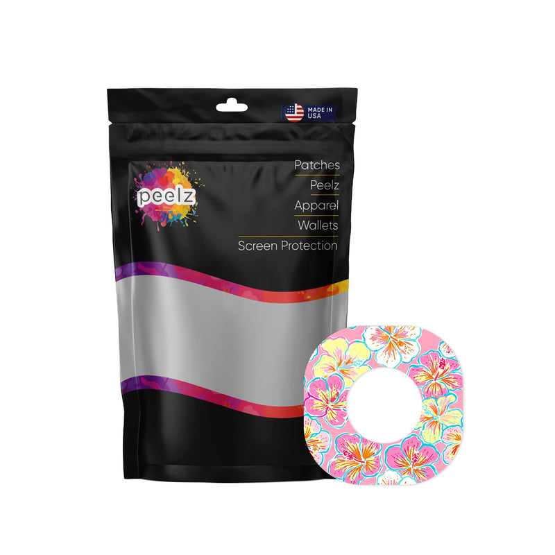 Peelz Tropic Crush Dexcom G7 and Stelo Patch Tape - Pump Peelz Patch Medical Tape