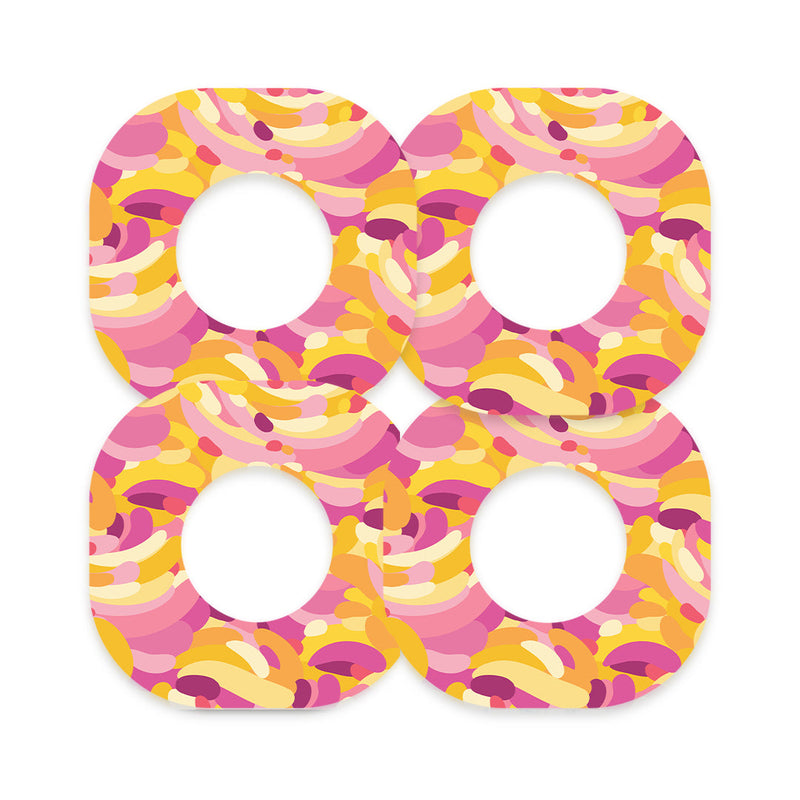 Peelz Jelly Swirl Dexcom G7 and Stelo Patch Tape - Pump Peelz Patch Medical Tape