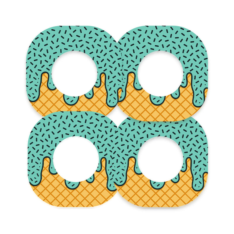 Peelz Ice Cream Social Dexcom G7 and Stelo Patch Tape - Pump Peelz Patch Medical Tape