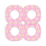 Peelz Spring Daisy Dexcom G7 and Stelo Patch Tape - Pump Peelz Patch Medical Tape