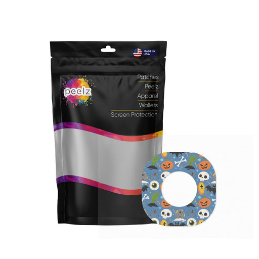 Peelz Spooky Night Dexcom G7 and Stelo Patch Tape - Pump Peelz Patch Medical Tape