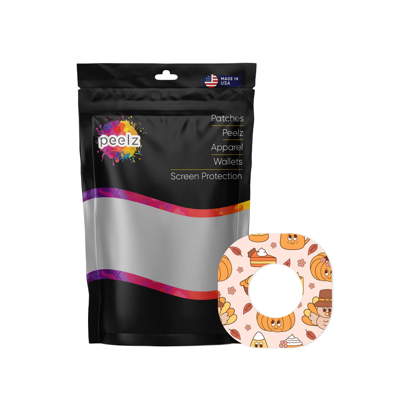 Peelz Cozy Harvest Dexcom G7 and Stelo Patch Tape - Pump Peelz Patch Medical Tape