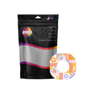 Peelz Wildflower Doodle Dexcom G7 and Stelo Patch Tape - Pump Peelz Patch Medical Tape