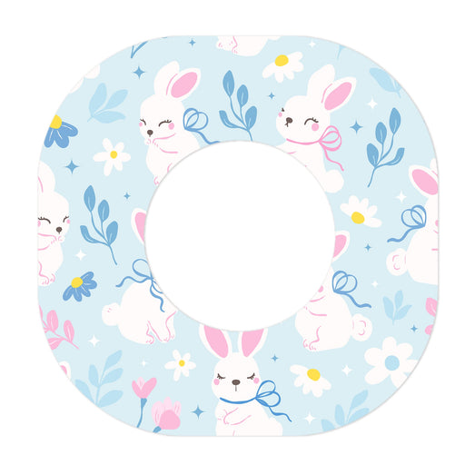 Peelz Sweet Bunnies Dexcom G7 and Stelo Patch Tape - Pump Peelz Patch Medical Tape