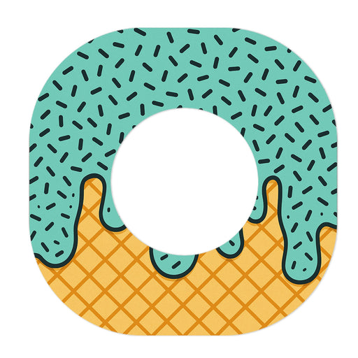 Peelz Ice Cream Social Dexcom G7 and Stelo Patch Tape - Pump Peelz Patch Medical Tape