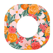 Peelz Blush Blossom Dexcom G7 and Stelo Patch Tape - Pump Peelz Patch Medical Tape