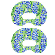 Peelz Blue Blooms Patch Tape Designed for the Medtronic CGM Patch Medical Tape