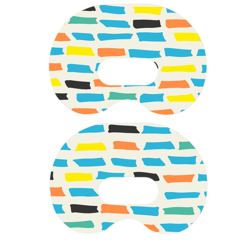 Peelz Colorful Sticks Medtronic Guardian Connect Patch Tape - Pump Peelz Patch Medical Tape