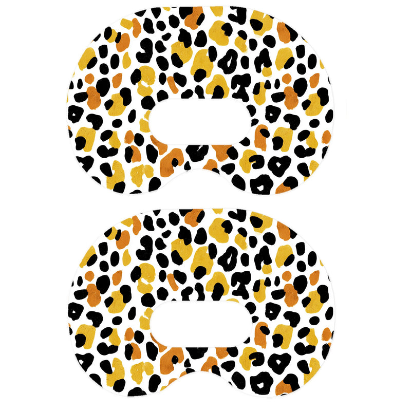 Peelz Golden Leopard Medtronic Guardian Connect Patch Tape - Pump Peelz Patch Medical Tape