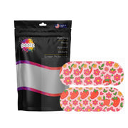 Peelz Strawberry Garden Medtronic Guardian Connect Patch Tape - Pump Peelz Patch Medical Tape