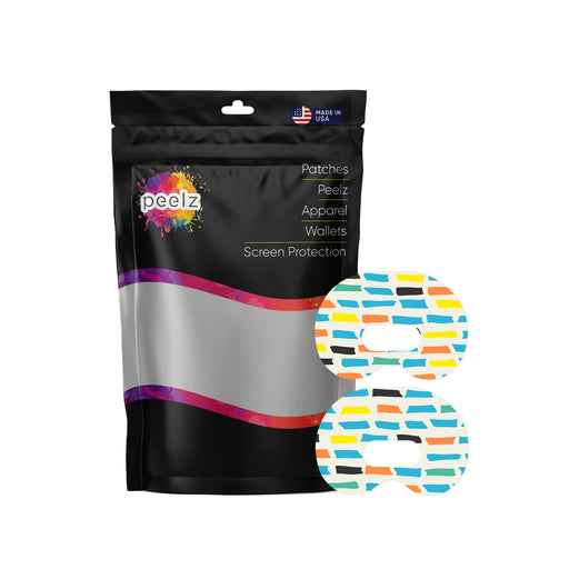 Peelz Colorful Sticks Medtronic Guardian Connect Patch Tape - Pump Peelz Patch Medical Tape
