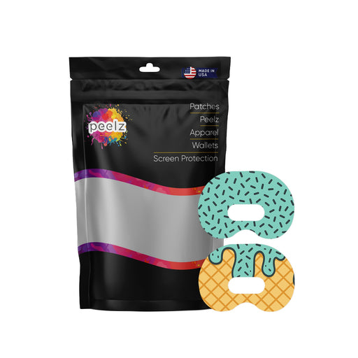 Peelz Ice Cream Social Medtronic Guardian Connect Patch Tape - Pump Peelz Patch Medical Tape