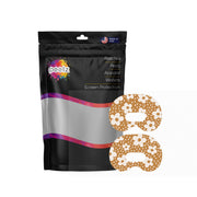 Peelz Caramel Daisies Medtronic Guardian Connect Patch Tape - Pump Peelz Patch Medical Tape