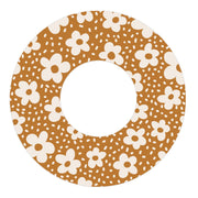 Peelz Caramel Daisies Freestyle Libre 2 Patch Tape - Pump Peelz Patch Medical Tape
