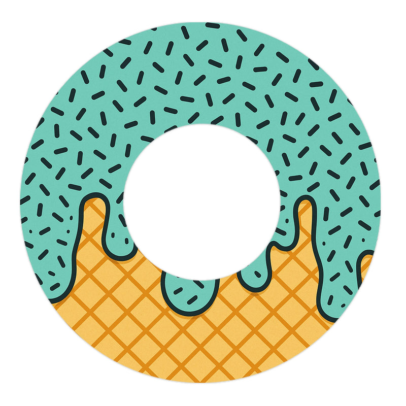 Peelz Ice Cream Social Freestyle Libre 2 Patch Tape - Pump Peelz Patch Medical Tape
