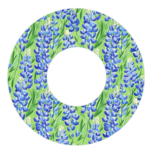 Peelz Blue Blooms Freestyle Libre 2 Patch Tape - Pump Peelz Patch Medical Tape
