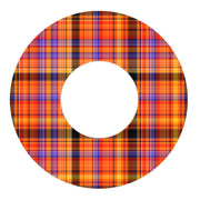 Peelz Pumpkin Plaid Freestyle Libre 2 Patch Tape - Pump Peelz Patch Medical Tape