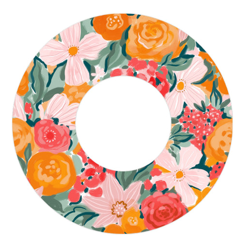 Peelz Blush Blossom Freestyle Libre 2 Patch Tape - Pump Peelz Patch Medical Tape