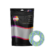 Peelz Blue Blooms Freestyle Libre 2 Patch Tape - Pump Peelz Patch Medical Tape