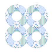 Peelz Cottage Bows Freestyle Libre 2 Patch Tape - Pump Peelz Patch Medical Tape