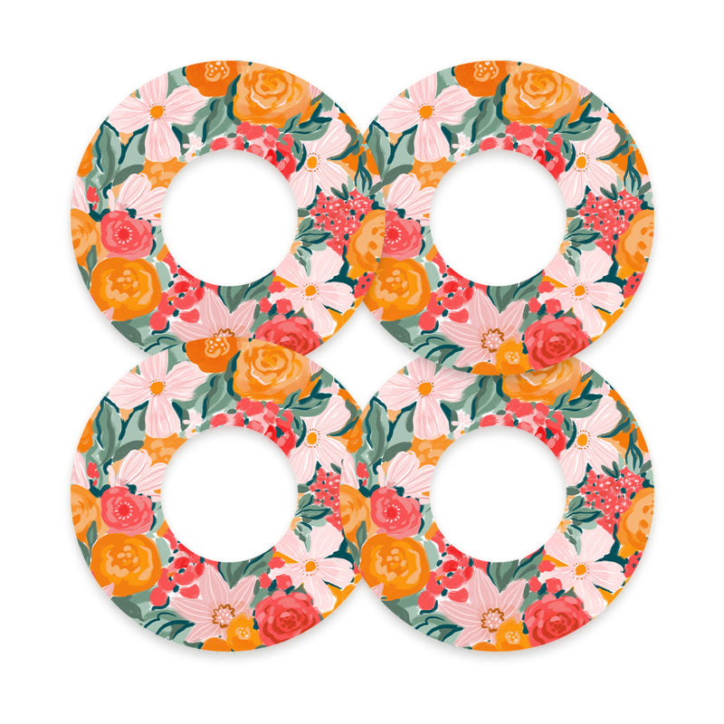 Peelz Blush Blossom Freestyle Libre 2 Patch Tape - Pump Peelz Patch Medical Tape