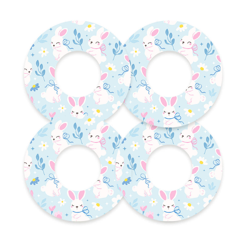 Peelz Sweet Bunnies Freestyle Libre 2 Patch Tape - Pump Peelz Patch Medical Tape