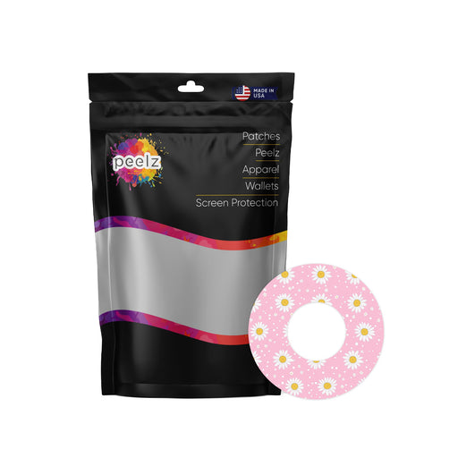 Peelz Spring Daisy Freestyle Libre 2 Patch Tape - Pump Peelz Patch Medical Tape